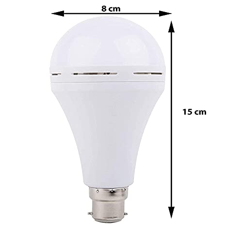 Image of RSCT 9 Watt Inverter LED Bulb Light Rechargeable Emergency , AC /DC Bulb Color White, B22 Base for Home Decoration
