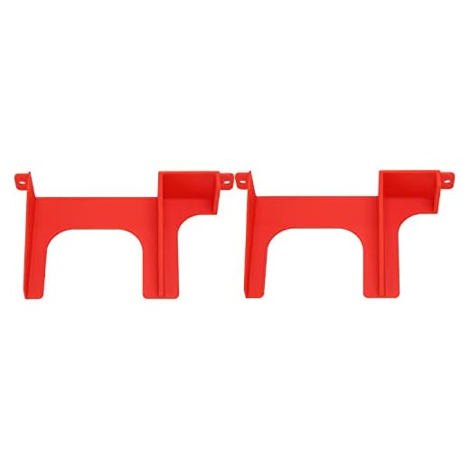 Game Console HDD Bracket Hard Drive Bracket 2 Pieces for SCPH 50000 Console (Red)