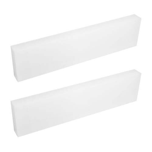 2pcs HDPE Plastic Blocks, 1" x 3" x 12" High Density Polyethylene...