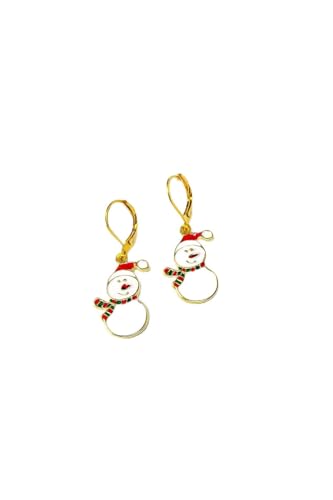 Bijoux bonhomme de neige de Noël pour illuminer vos tenues de réveillon