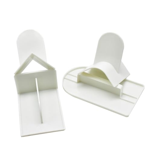 Garneck 4pezzi Spatola per Torte Raschietto per Fondente Lisciatore per Dolci di Utensili da Forno per Decorare Torte e Dolci Fondente e Pasta di Zucchero Realizzato in Materiale Plastico