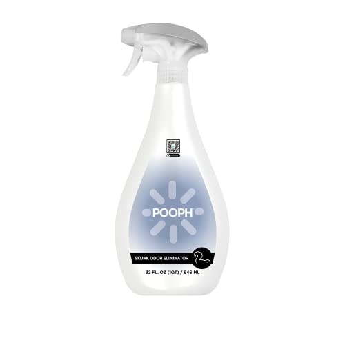 Pooph Skunk Odor Eliminator, 32oz Spray Dismantles Skunk Odors on a