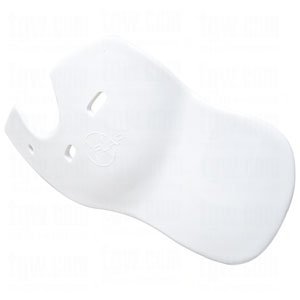 Insider BatAuthentic Baseball Shop White Left C-Flap (Right Handed Hitter) Batter's Helmet Face Protector Attachment (Helmet Sold Separately)