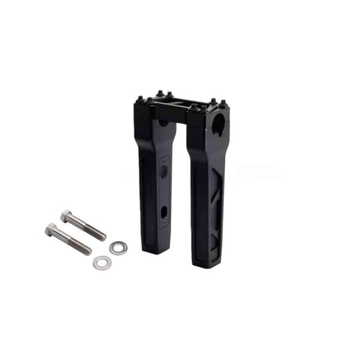 Rehausseur guidon 38mm et pince de rehausse verticale pour moto Club Style