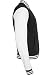 Urban Classics - Sudadera de estilo universitario, multicolor (blk/wht), talla medium