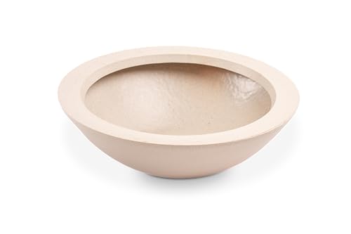 VASO POLIETILENO BACIA P/PLANTAS E JARDINS DECORATIVO (AREIA)