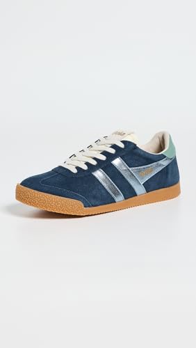 Image of Gola Women's Elan Glitz Suede Sneakers