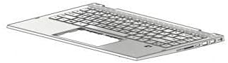 HP TOP Cover FTL W KB AHG UK L96526-031, Keyboard, UK, W125893632 (L96526-031, Keyboard, UK English, Pavilion x360 14)