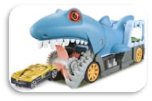 Ditoys Car Cocodrile Chomp Transporter & Car 5 Vehicles