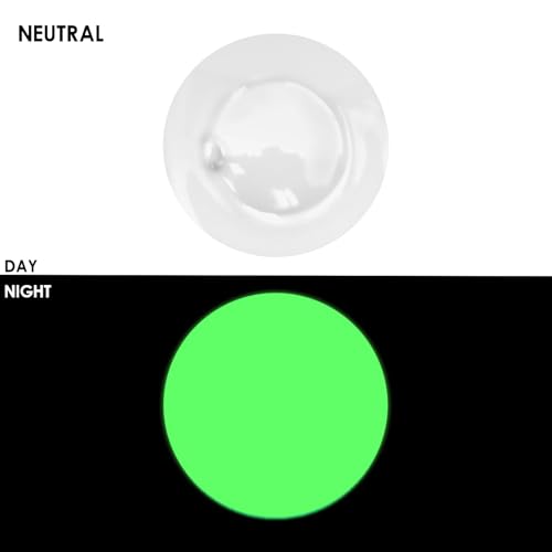 Image of Artecho Neutral Glow in the Dark Acrylic Paint Set, 120ml / 4.05oz | Non-Toxic, Waterproof, For Canvas Rock Wood Fabric, Rich Pigment, For Adults & Hobbyists