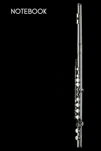 Notebook: Flute Woodwind Instrument Themed Journal / Diary with Blank Lined Pages for Writing Notes | Gift for Flutists, Band Members, Music Artists, and Musicians