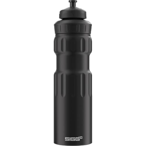 Sigg Wmb Traveller Black Touch Borraccia Alluminio (0.75 L), Borraccia Colorata Ermetica e Priva di Sostanze Nocive, Borraccia Acqua Leggerissima in Alluminio