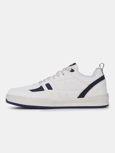 Image of WROGN Men's Off White & Navy Sneakers