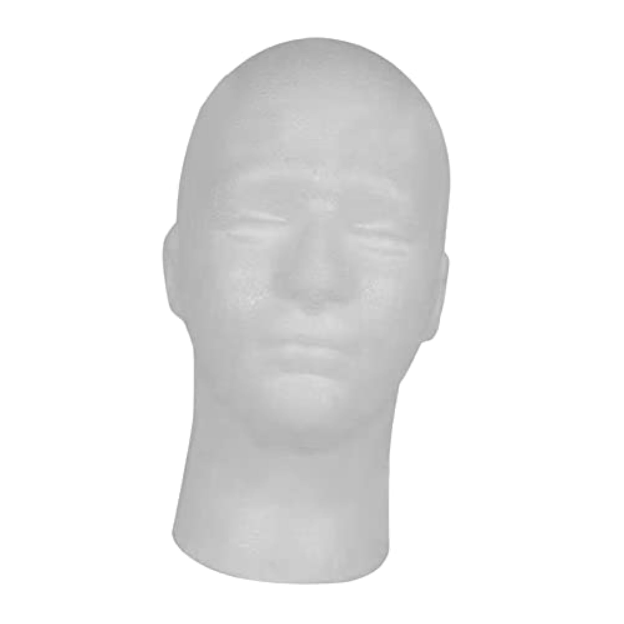 Male Foam Wig Head for Display and Styling
