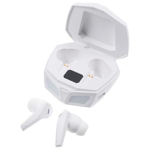 Écouteurs intra-auriculaires sans fil gaming stéréo design blanc
