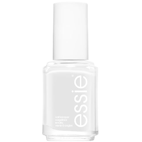 Essie, Esmalte de Uñas, Acabado Semipermanente, Secado rápido, Pintauñas Brillante, Hasta 7 días de duración, Tono: 001 Blanc (blanco) , 13.5 ml