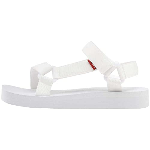 Levi's Cadys Low, Sandalias, Mujer, Regular White, 40 EU