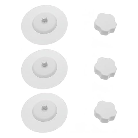 MRTIOO 3pcs Strong Traceless Sticker Screws Hooks [Non-Suction Cup], Reptile Feeder Feeding Ledge Designated Accessories, Exclusively for Our Feeding Ledge Cover