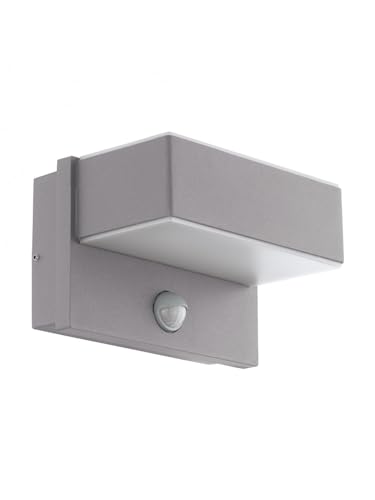 Applique d'extérieur à LED détecteur de mouvement argenté GL0709
