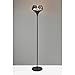 Adesso 2144-01 Eliza Torchiere, 69.5 in., 150W, Black, 1 Floor Lamp