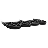 5er Set Gartenzaun Dekorativer Eleganter Zaun aus Wetterfestem Kunststoff, Zierzaun zum Stecken 23cm hoch, Schöner Dekozaun, Gesamtlänge 2,9m