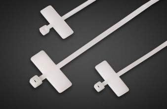 SYLIX ® Cable Nylon Tie Label Strap Strip with Marking Tag 4 Inch, White -100 Pieces (B08JKKL6XJ) Amazon Price History, Amazon Price Tracker