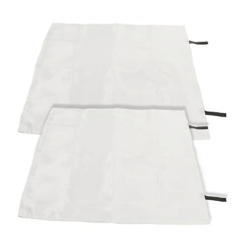 Nutriess 2pcs Emergency Fire Blanket Fiberglass Insulation Fire Suppression Blankets Easy to Use for Home Kitchen Fireplace Camping (1 * 1m)