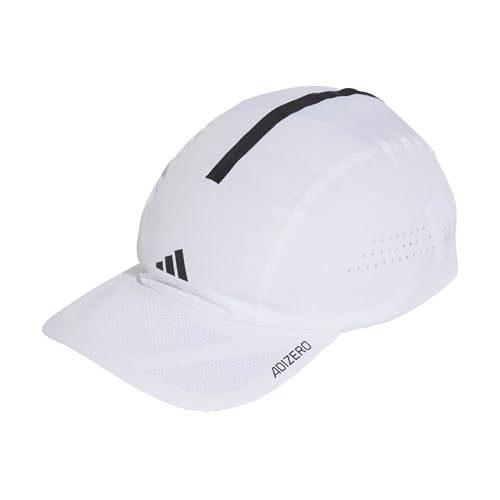 adidas Unisex RUNNINGxADIZERO Lightweight Cap Climacool, White/Black, M-L
