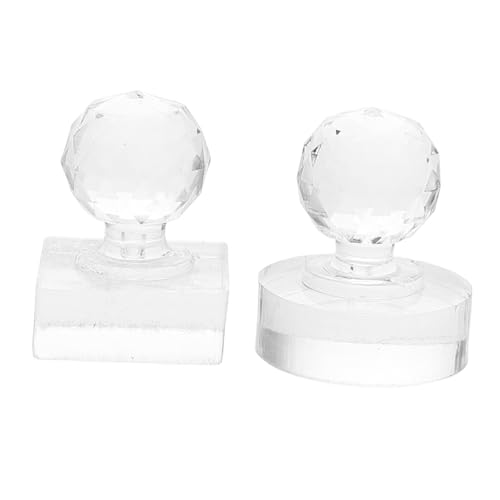 SOESFOUFU Eyeshadow Palette Repair Tool 2pcs Pressing Stamper Makeup Tool Eyeshadow Applicator Blusher Highlighter