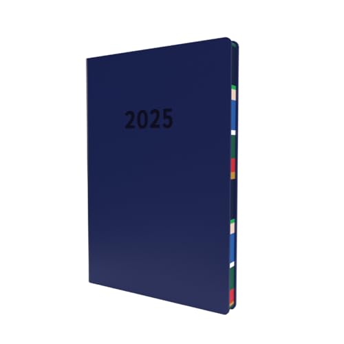Collins Edge Mira 2025 Diary, A5 Week to View Diary and Bullet Journal, Navy Blue, (EDMR153.59-25)
