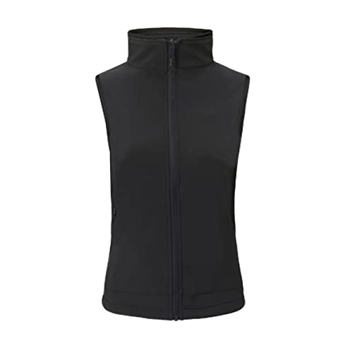 Veste softshell chauffante sans manches noire doublure polaire M