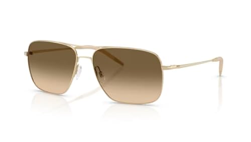 Oliver Peoples Clifton 0OV1150S 534385 Gold/Chrome Olive Metal Sunglasses