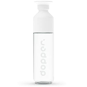 Dopper Glass Drinkfles 400ml – Green Product Award 2021 – Glazen Waterfles van Borosilicaatglas – Minimalistische Fles…