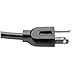 Tripp Lite P007-006 Heavy Duty Computer Power Cord, 15A, 14AWG (NEMA 5-15P to IEC-320-C13), 6-ft Black