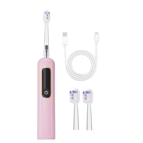 Image of AUSHA Smart Oscillating Electric Toothbrush with Interactive Display, 4 Brushing Modes, 60-Day Battery, Type-C Fast Charging, DuPont Soft Bristles, IPX7 Waterproof, 3 Brush Heads