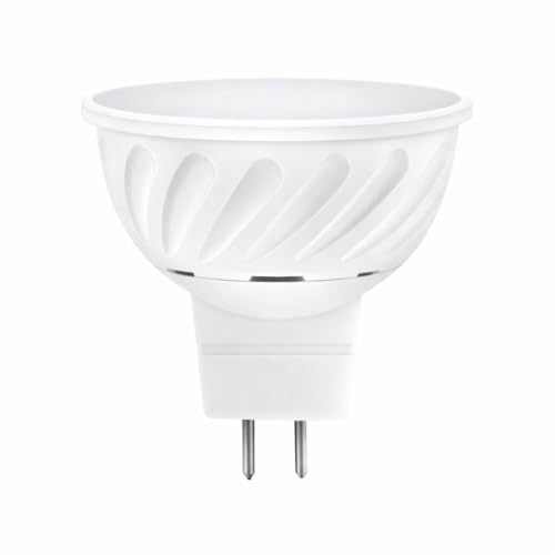 WEBMATEL Bombilla LED GU5.3 MR16 3W Aluminio Fundido | Luz Blanca Fría | 6400K | 300lm | 220 – 240V AC | 30000 Horas | Sustituye a Bombillas Halógenas de 25W |