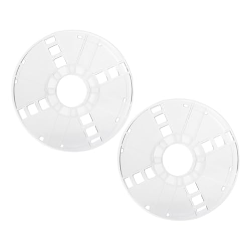 GLEAVI 3d Printing Accessories for Ps Material and Fine Workmanship Stable Sturdy 3d Printer Spools 2pcs Plastic Empty F