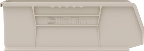 Akro-Mils-30234-AkroBins-Plastic-Storage-Bins-15x5x5-Clear-12-Pack