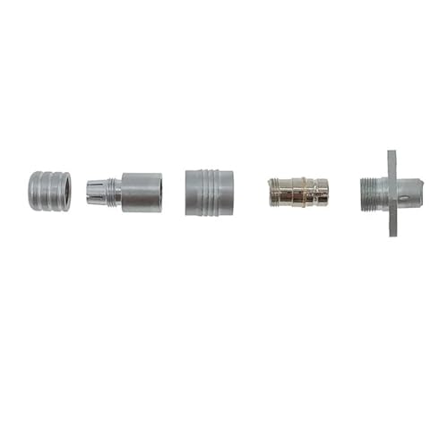 Fiche cylindrique connecteur socket XS6 2 broches châssis électronique - 2