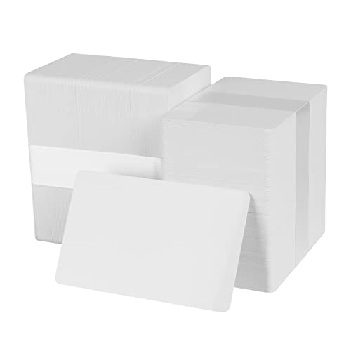 Pack of 500 White CR80 PVC Cards | 30 mil by easyIDea