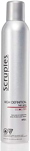 Scruples High Definition Hair Spray for Men & Women (10.6 Oz) - Shaping, Volumizing, Texturizing Setting Spray for Shine and Frizz Control – Suitable For All Hair Types – Sulfate-Free & Fade Resistant