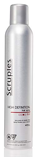 Scruples High Definition Hair Spray For Men & Women (10.6 Oz) - Shaping, Volumizing, Texturizing Setting Spray For Shine And Frizz Control – Suitable For All Hair Types – Sulfate-Free & Fade Resistant #TOP2