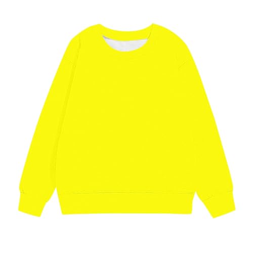 Sweatshirts For Girls Unisex Teens Long Sleeve Cerwneck Pullover Tops Casual Loose Toddler Sweaters 1-11 Years3