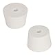 Labasics 5er-Pack 9# Einkanal-Gummistopfen, weiße konische Laborverschlussstopfen mit 6 mm Loch, ideal für Laborgeräte, Experimente und sichere Abdichtungsanwendungen