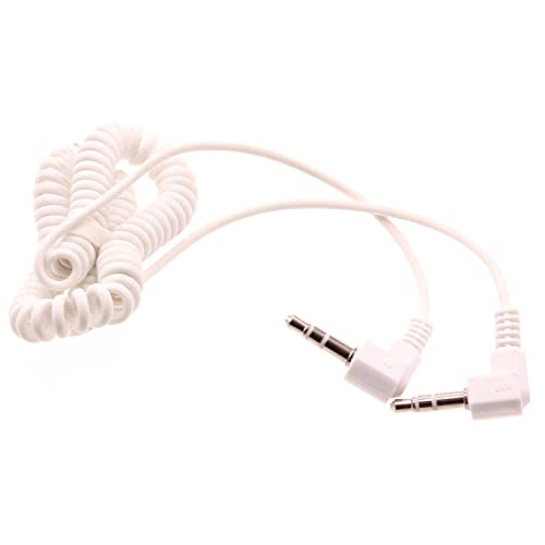 Cable auxiliar Jack 3.5mm blanco Selna miniatura 1