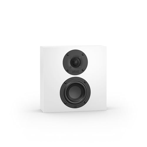 Nubert nuBoxx BF-10 | Weißer Wandlautsprecher mit weißer Front | 1 Stück Passivbox | Für Heimkino & Musik | Flacher Onwall-Lautsprecher | Surroundbox mit 2 Wege Technik | Kompaktlautsprecher