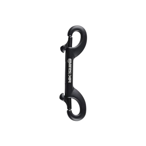 Mares XR Double Ender Céramique mousqueton double noir pour plongée technique