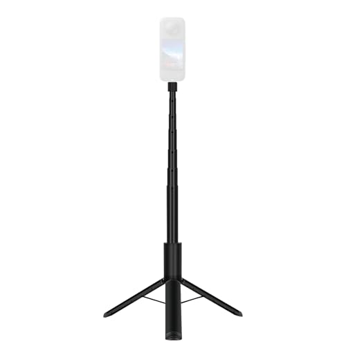 Trípode selfie stick 2 en 1 con poste de extensión estable para filmación al aire libre 2