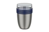 Mepal - Thermobehälter Ellipse - Thermo Lunchpot - Praktischer Joghurtbecher & Suppenbecher zum Mitnehmen - 6-8 Stunden heiß & 12 Stunden kalt - 500 ml - Vivid blue – Ansicht 2