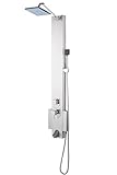 Blue Ocean 48” Stainless Steel SP822322 Shower Panel Tower with Rainfall Shower Head and Spout